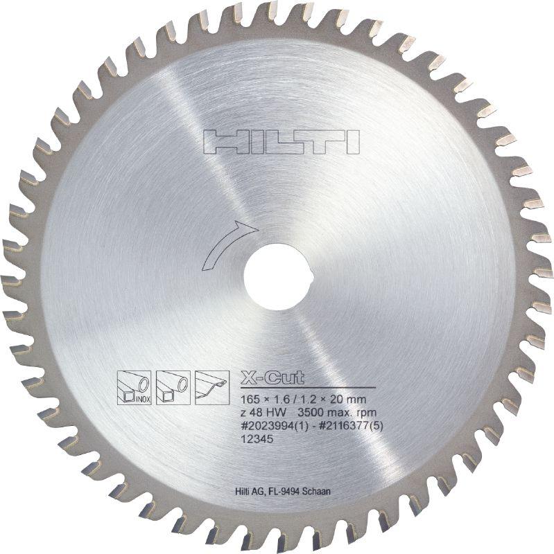 Sågklinga 165x20 - 48T     Stål/Rostfritt