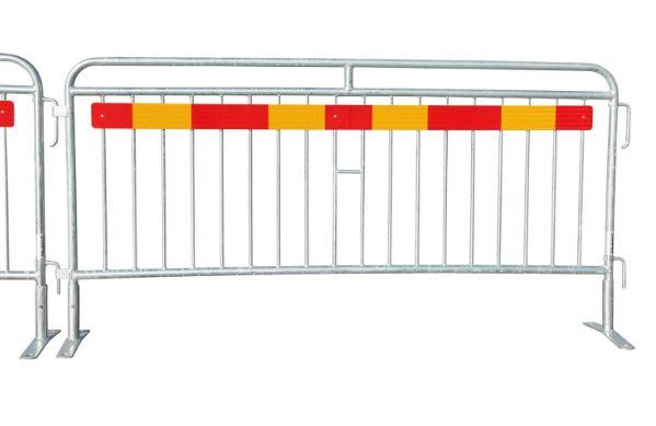 Kravallstaket 2,5x1,1 med platt fot