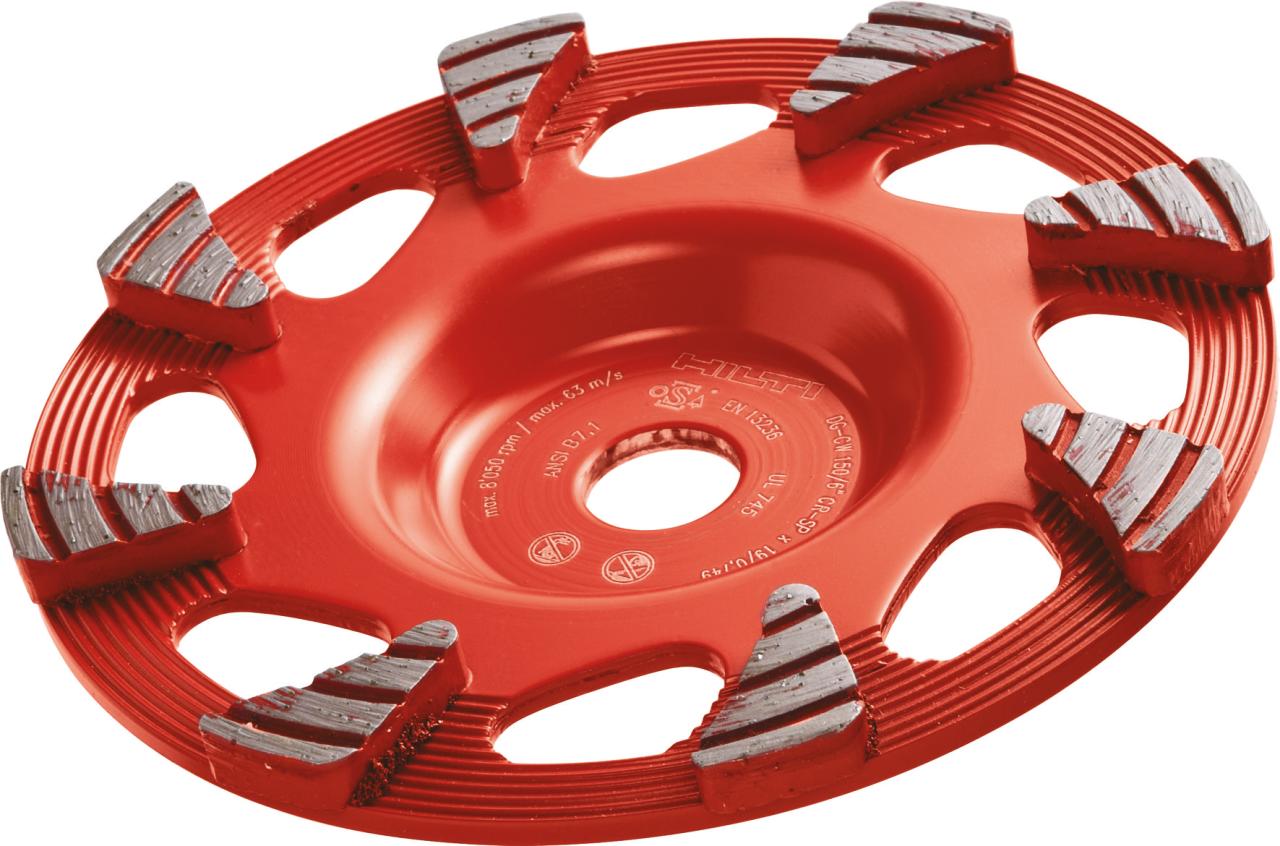 Diamantslipskål 150 mm f Betong