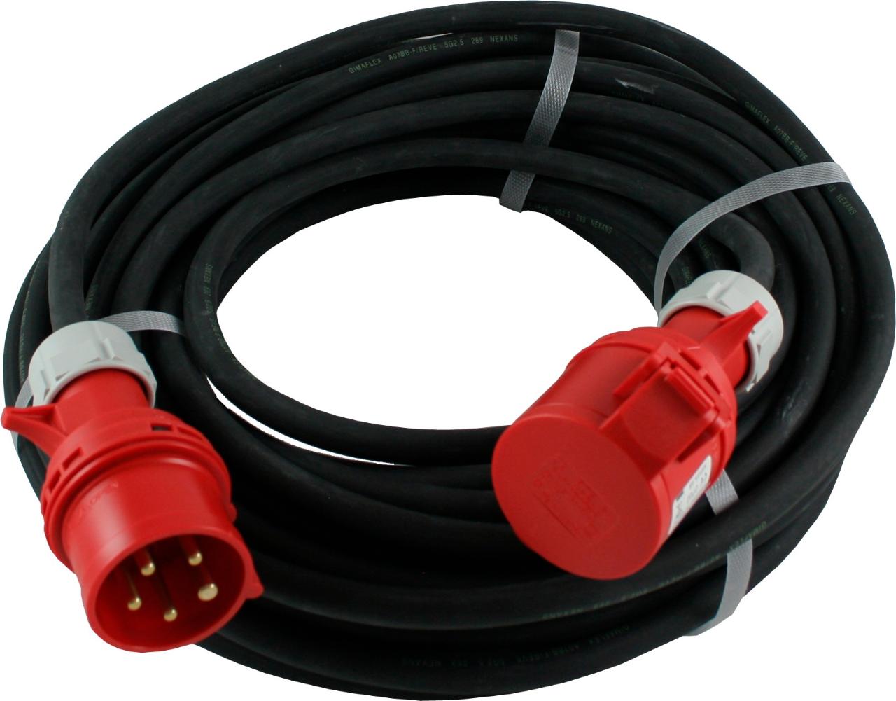 Kabel-typ 16 Amp. 25m (5G2.5) Ej Skanska-märkt