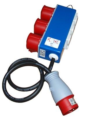 Grenlåda 16A/10A + kabel