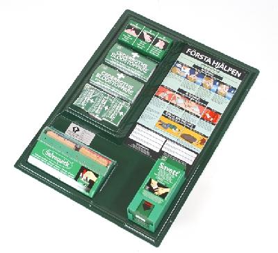 Första Hjälpen väggtavla med glas