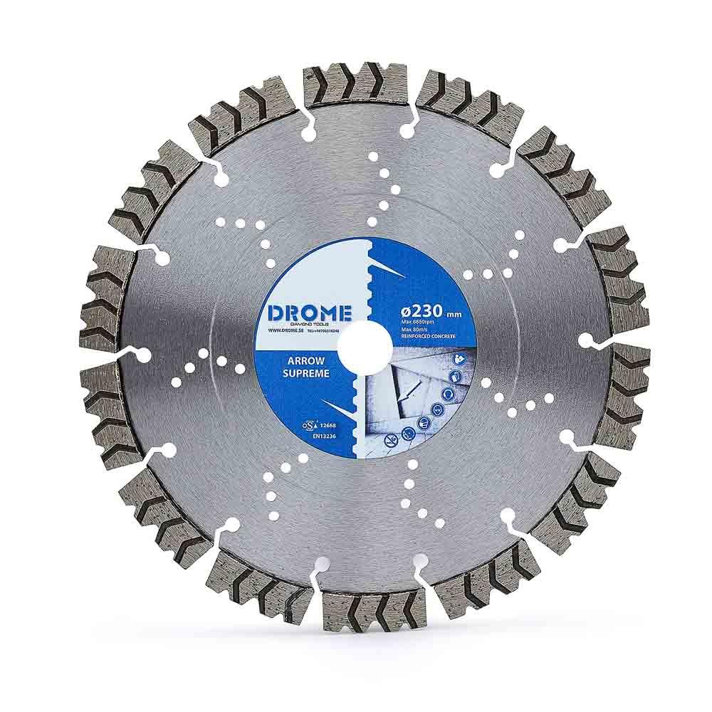 Diamantkapskiva 230mm(Drome)