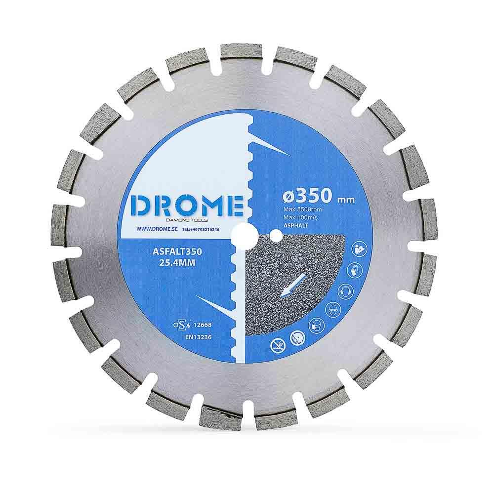 Diamantkapskiva Asfalt 350mm(Drome)