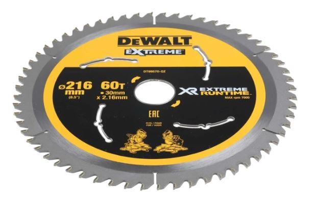 Sågklinga 210x30 - 60T     Trä -Flexvolt