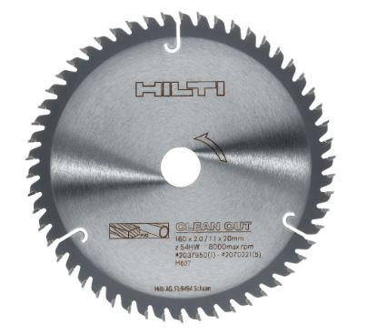 Cirkelsågsklinga SCB WS CC 160x20 z54