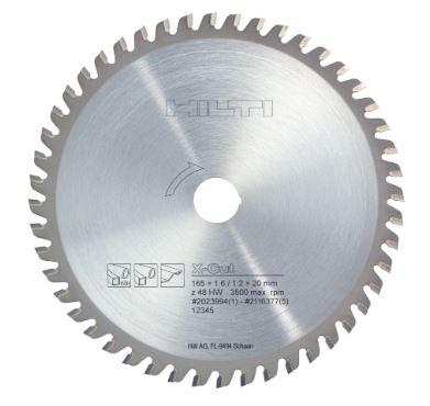 Sågklinga 165x20-52T