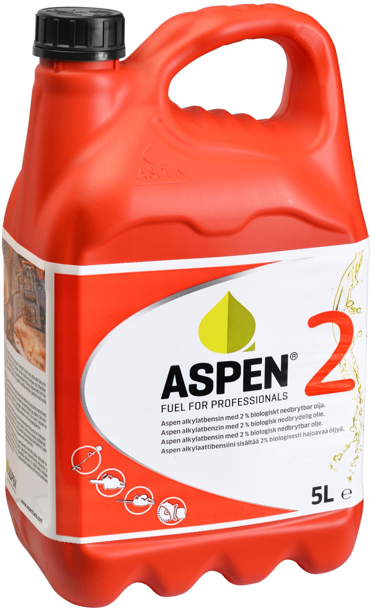 Alkylatbensin Aspen 2-takt 5L dunk