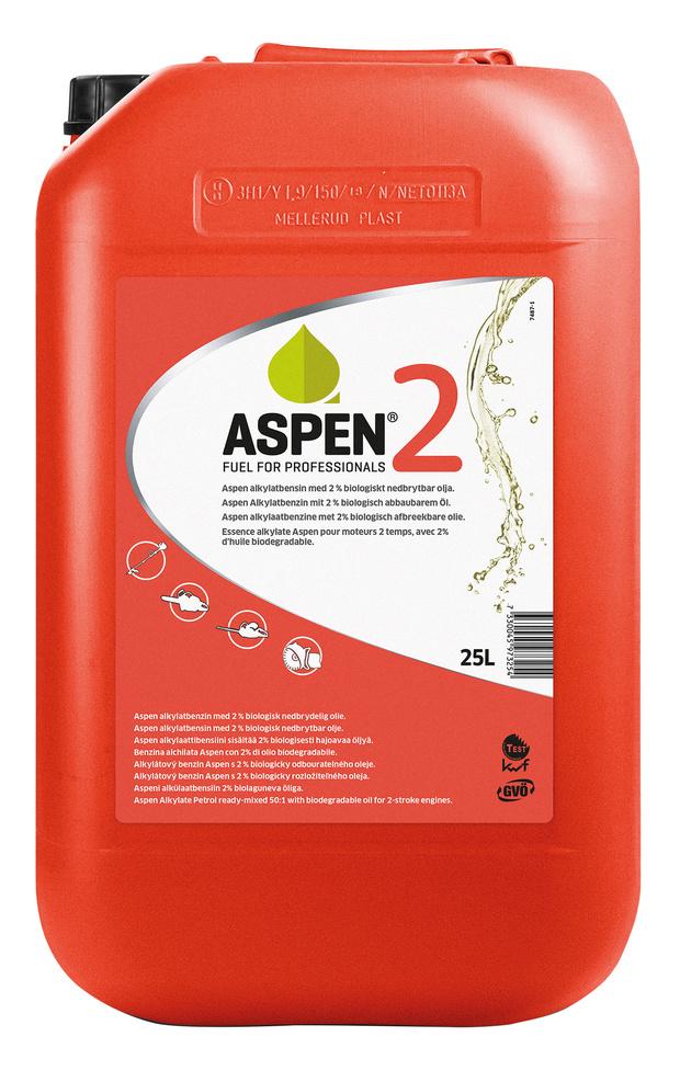 Alkylatbensin Aspen 2-takt 25L dunk