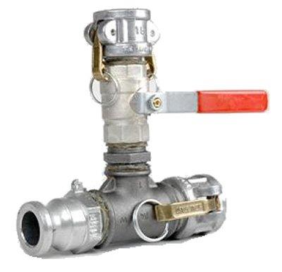 Värme T-koppling med ventil 50-32-50 mm 