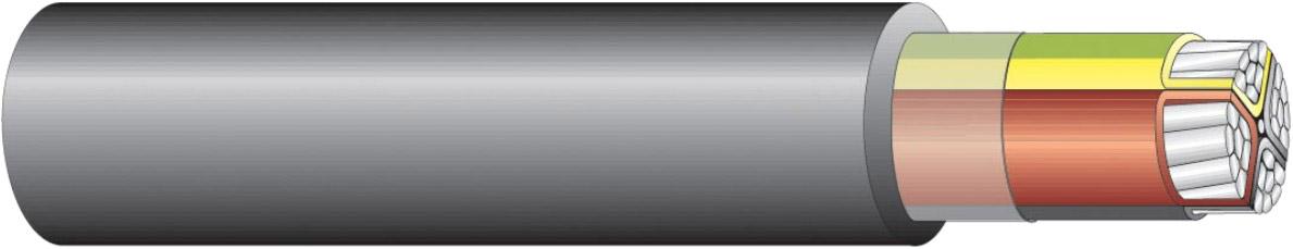 Draka kabel med aluminiumledare SE-N1XV 4G240