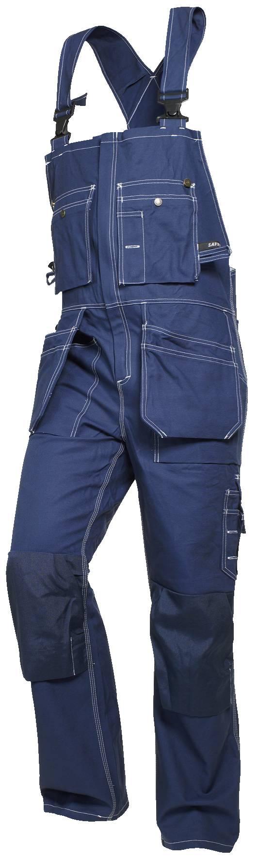 Byxa hängsle m knäficka blå bom strl 48