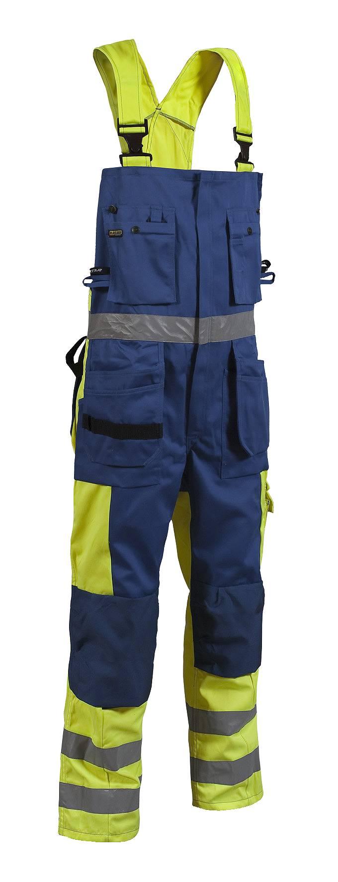 Byxa hängsle Eurosafe gul/marinblå strl 50