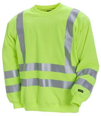 Sweatshirt Varsel Gul klass 3 strl M