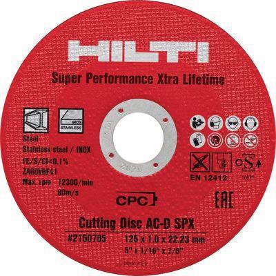 Kapskiva metall 125x22,2x1,6mm