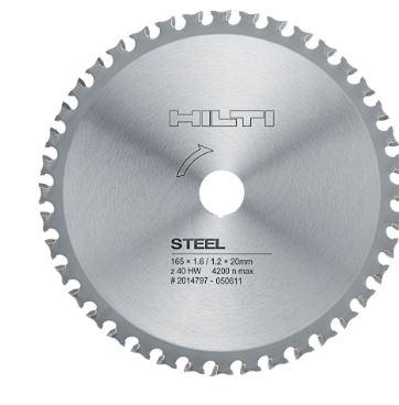 Cirkelsågsklinga 165x20 Z40 A