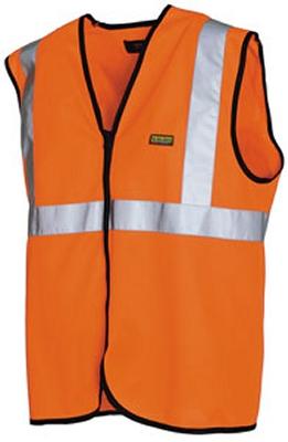 Varselväst Orange  klass 2 One siz 40mm