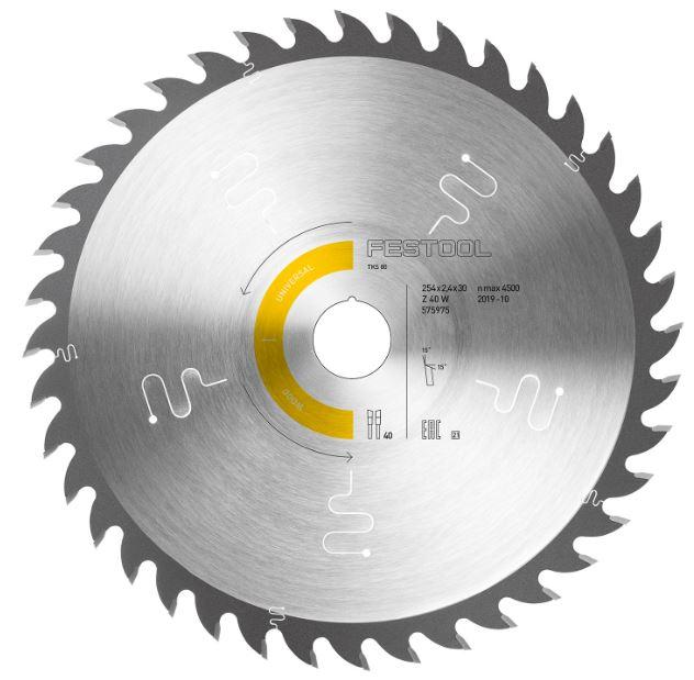 Sågklinga  HW 254x2,4x30 W40 Trä