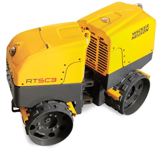 Tvåvalsvält paddfot, vibrerande. Fjärrstyrd ≤ 2 t