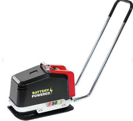 Vibroplatta, batteri, framåtgående, vikt ca 75 kg