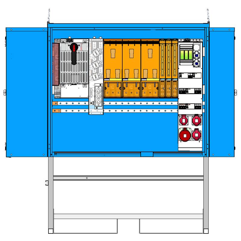 Huvudcentral, strömstyrka 630A