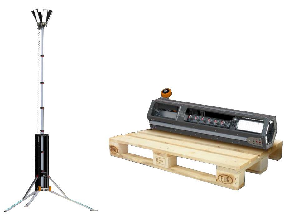 Belysningsmast LED, upp till 5 m