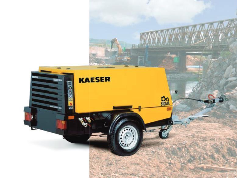 Kompressor med elgenerator