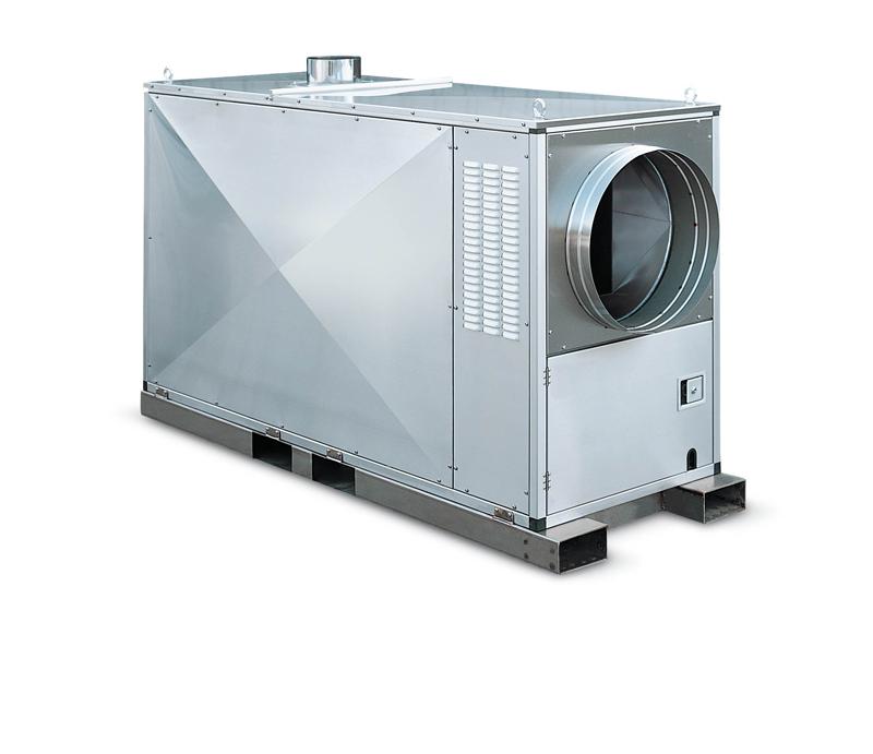 Byggtork, luftvärmare, oljeeldad, < 215 kW