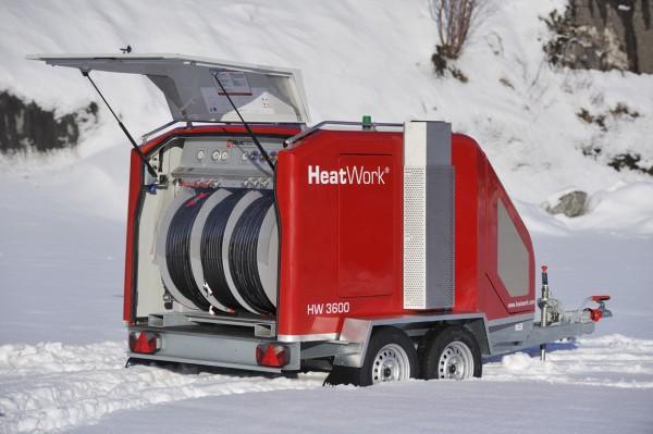 Tjältiningsaggregat på släp ,diesel, 90 kW