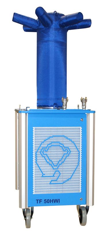 Luftvärmare hetvatten, värmeeffekt ca 60 kW