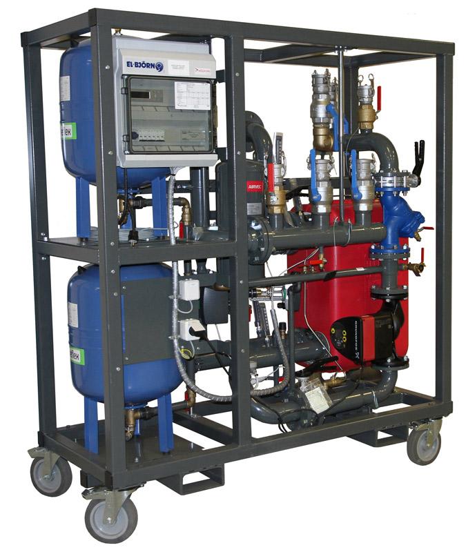 Värmeväxlare mobil, 800 Kw