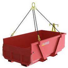 Materialbask, självtömmande, 2000 L