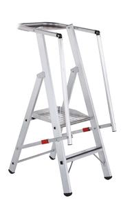 Trappstege med plattform <1,4 m