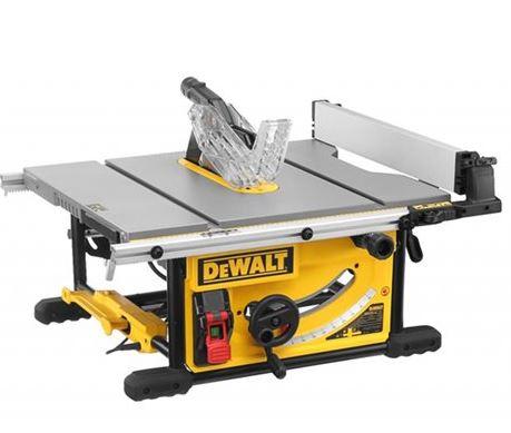 Kap och klyvsåg på stativ/bänk