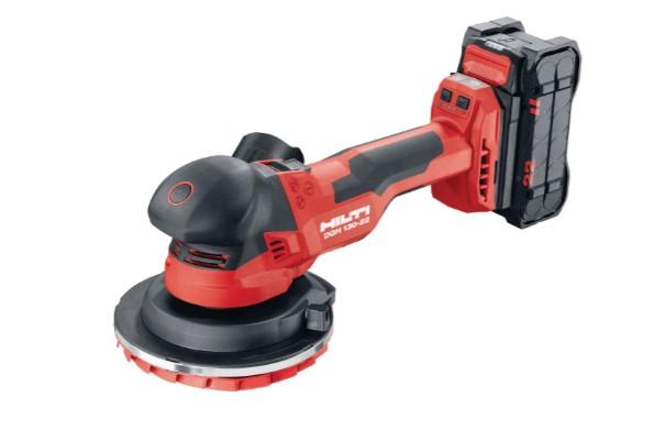 Slipmaskin för betong, batteridriven