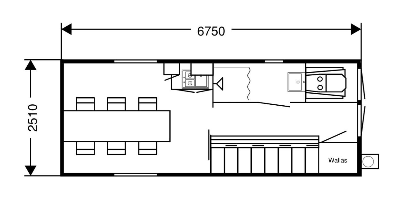 Personalvagn 4, el/diesel, slamtoa, mångfaldsdusch