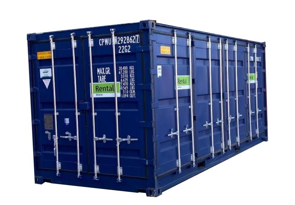 20' förråd, openside, exkl inred.