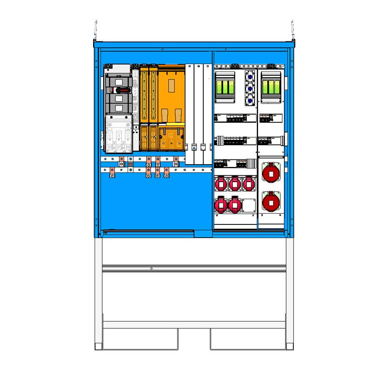 Undercentral, strömstyrka 250A
