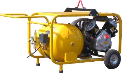 Eldriven kompressor, max 10 bar, luftflöde ca 700 l/min