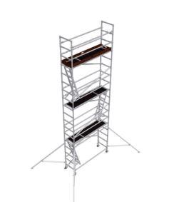 Aluminiumställning smal, 2 - 6 m
